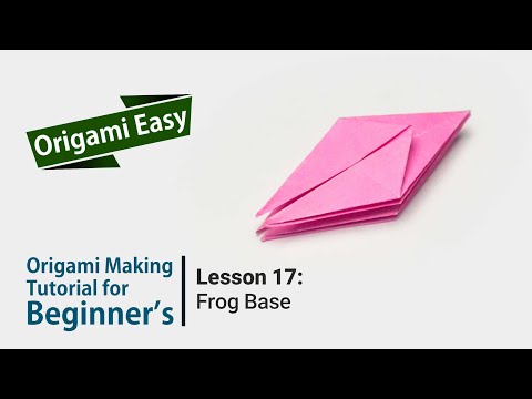 Origami Basics Lesson 1 Folding mountains and valleys