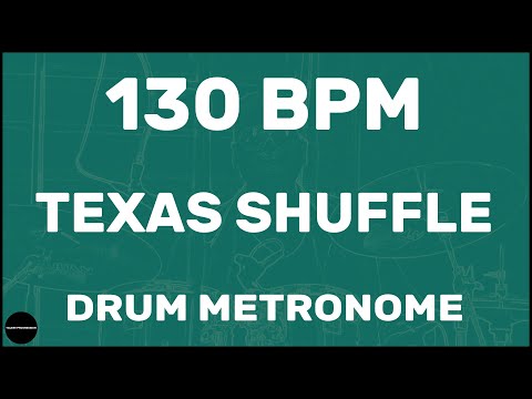 Texas Shuffle | Drum Metronome Loop | 130 BPM