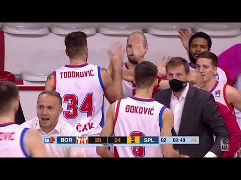 ABA Liga 2020/21 highlights, Round 12: Borac - Split (27.12.2020)