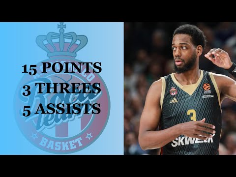 Jordan Loyd Highlights 15 Pts, 3 threes, 5 Asts vs. Panathinaikos 24/25 Season