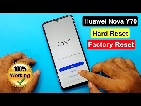 Huawei Nova Y70 (MGA LX9) Hard Reset | Huawei Nova Y70 Factory Reset/Pattren/Pin Unlock Without PC |