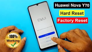 Huawei Nova Y70 (MGA LX9) Hard Reset | Huawei Nova Y70 Factory Reset/Pattren/Pin Unlock Without PC |