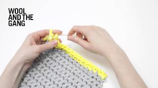 Single crochet edge trim