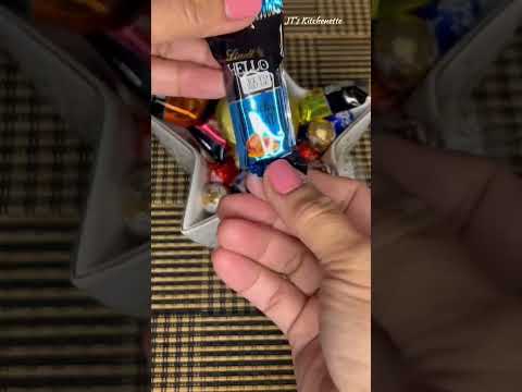 ASMR Unwrapping Lindt Assorted mini Chocolates Limited Edition #shorts #asmr #lindt #chocolate