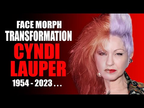 Cyndi Lauper - Transformation (Face Morph Evolution 1954 - 2023...)