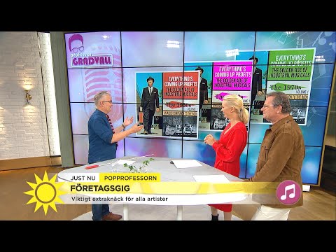 Gradvall om de nya musikfynden till firmafesten: "Industrial musicals är kul" - Nyhetsmorgon (TV4)