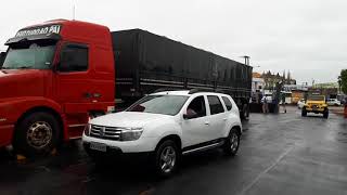 Início da travessia de balsa de Rio Grande/São José do Norte RS  jan/18