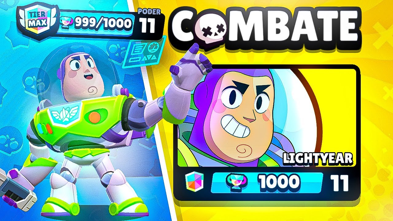1000🏆 TROFÉUS no COMBATE com o BUZZ LIGHTYEAR no BRAWL STARS!