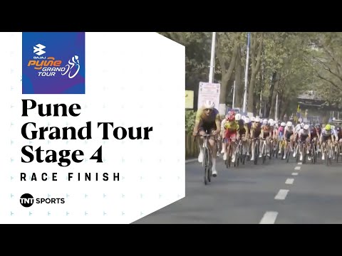 TEMPERS FLARE IN FINAL STAGE SPRINT 😡| Pune Grand Tour Stage 4 Final KM's | TNT Sports Cycling