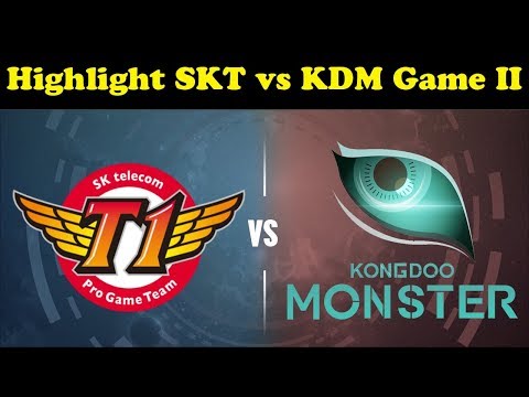 SKT vs KDM - Game 2 - Highligh LCK Mùa Xuân 2018
