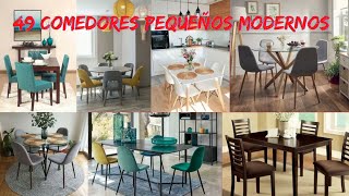 49 Ideas de decoración de comedores pequeños modernos y sencillos - Comedores pequeños y baratos