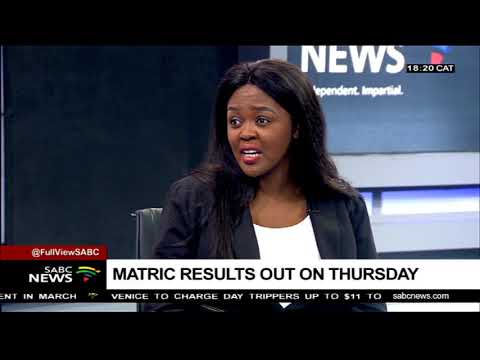 2018 Matric results out on Thursday, January 3rd