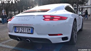2016 Porsche 991 Carrera S MK2 3.0L Turbo Exhaust Sound - Start Up & Revs