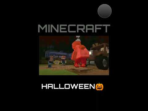 Minecraft the Halloween party mod with free scary skins 🎃🎃#shorts#viral#minecraft