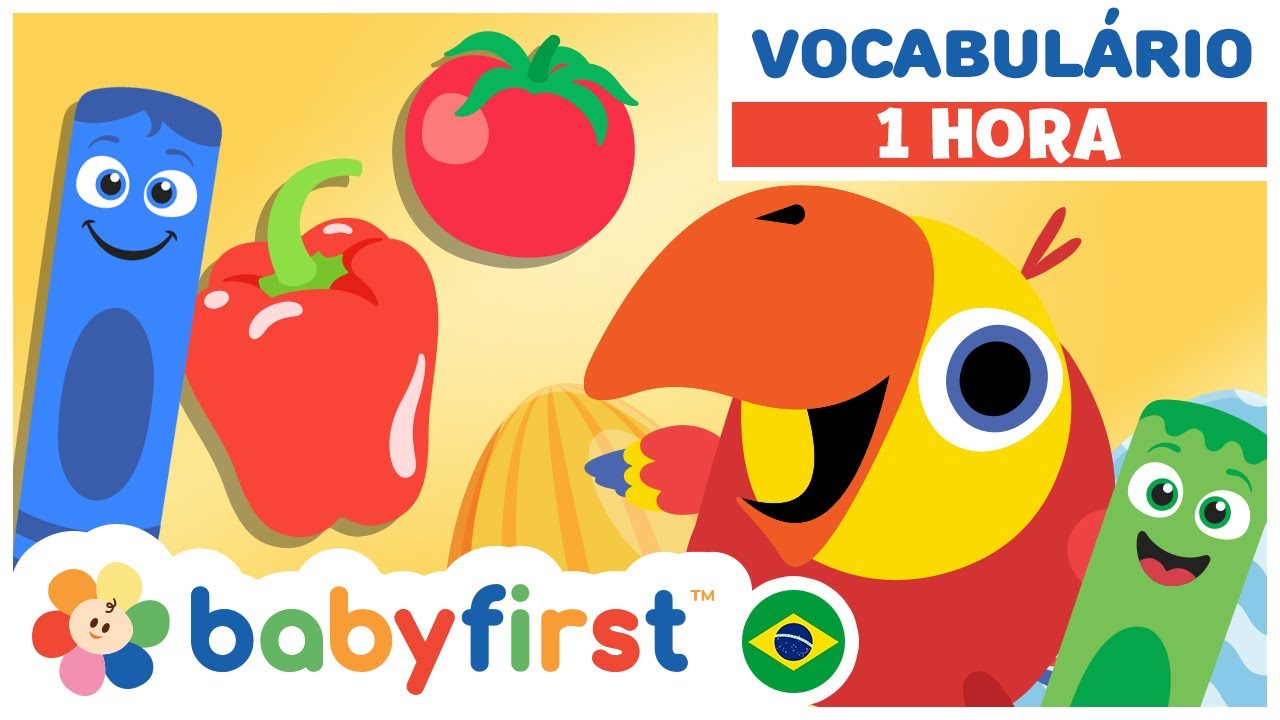 Vídeos Educativos para Crianças | Aprenda Vegetais E Frutas Com Larry | Ovos Surpresa | BabyFirst TV