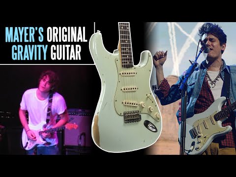 The Original Guitar John Mayer Used For Gravity - The Story Of John Mayer's Sonic Blue Stratocaster