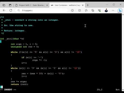 0X09. C Static libraries 100% Complete