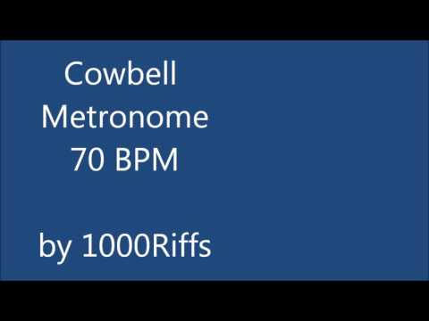 Cowbell Metronome 70 BPM
