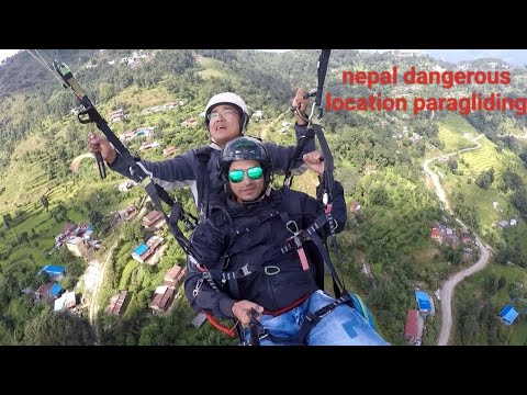 most danger location paragliding | nepal beautiful location paragliding | nepal vlog