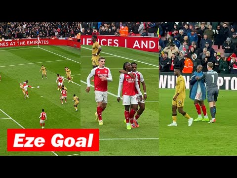 Arsenal Fans Reactions to Eberechi Eze Goal vs Crystal Palace