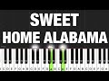 Lynyrd Skynyrd Sweet Home Alabama Piano Tutorial Medium