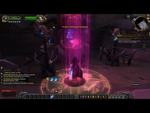 World Of Warcraft Quest Info: Runeforging Preparation For Battle