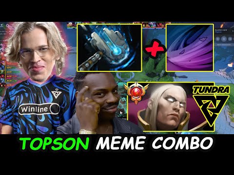 How Topson plays Invoker ! Tornado + Meme Hammer Combo Ready For Ti2023