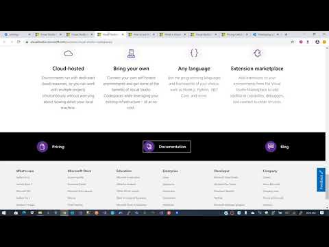 Using Microsoft Visual Studio Codespaces