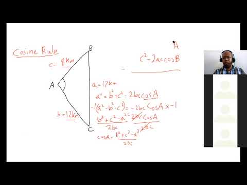 Cosine Rule - Missing Angles