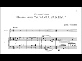 Schindler's List Piano Accompaniment (Violin Duet) D minor