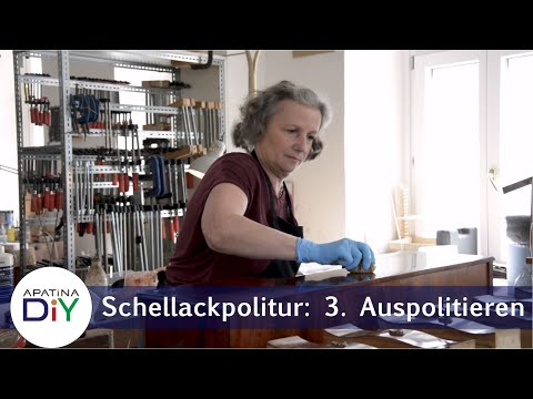 Schellackpolitur: 3. Auspolitieren [Schellack und Politur - was ist das eigentlich? Pt.4]