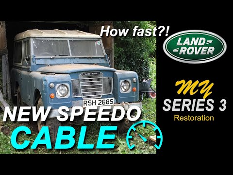 Land Rover Series 3 Restoration - Fitting a New Speedo Cable - Part 69