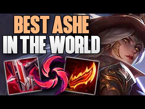 RANK 1 ASHE IN THE WORLD IS AMAZING! | CHALLENGER ASHE ADC GAMEPLAY | Patch 11.16 S11