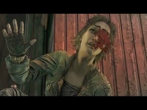 The Walking Dead The Final Season - Clementine vs Lilly & AJ Shoots Lilly (Definitive Edition).