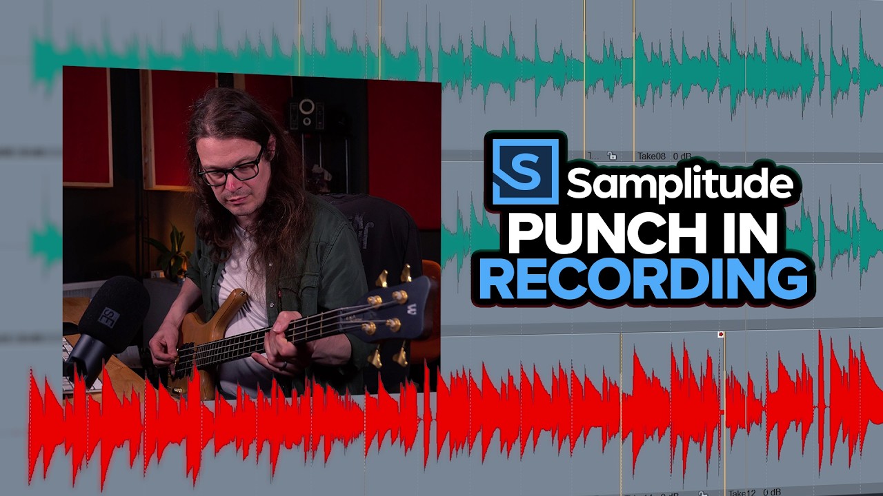Samplitude: Edit Out Mistakes with Punch-In Recording