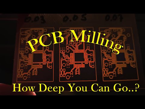 How to make a PCB prototyping with UV soldermask milling depth How Deep You Can Go
