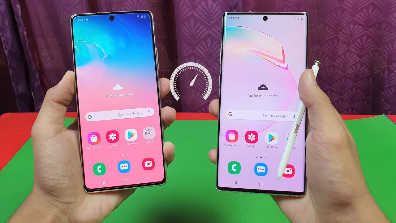 Samsung Galaxy S10 Lite (8GB) vs Galaxy Note 10 Plus (12GB) - Speed Test!