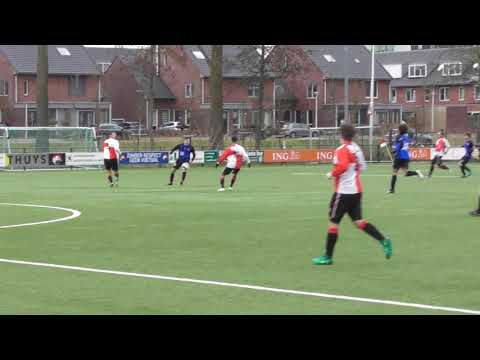 4 feb 2018 PVCV 1 - PVC 1 com 2-3 Sterk verdedigd Luca  (1-1)