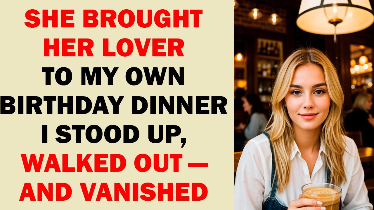 SHE BROUGHT HER AFFAIR PARTNER TO MY BIRTHDAY — SO I WALKED OUT AND NEVER CAME BACK