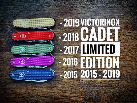 VICTORINOX CADET Alox Limited Edition 2015 - 2019