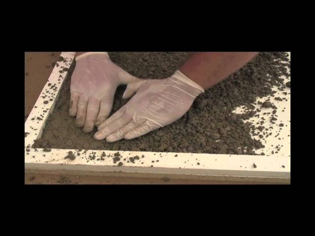 Decorative Concrete Countertop Casting. How to make Sand Stone
