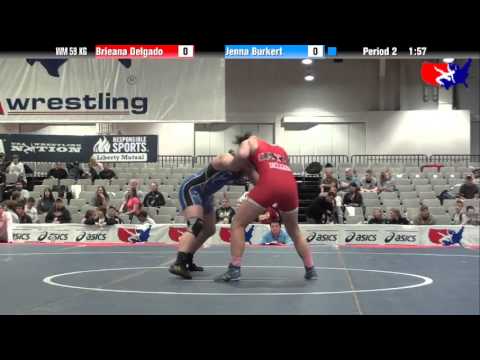 Brieana Delgado vs. Jenna Burkert at 2013 Las Vegas/ASICS U.S. Open