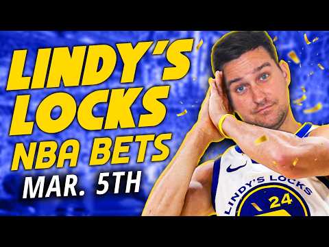 NBA Picks for EVERY Game Thursday 3/5 | Best NBA Bets & Predictions | Lindy's Leans Likes & Locks