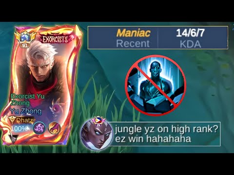 GOODBYE PETRIFY! THIS NEW SPELL & EMBLEM IS PERFECT FOR YU ZHONG 1 VS 5 ON TEAM FIGHTS! - MLBB