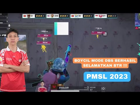 Momen Boycil Mode DBS berhasil Menyelamatkan  BTR saat  Blunder !!! PMSL 2023