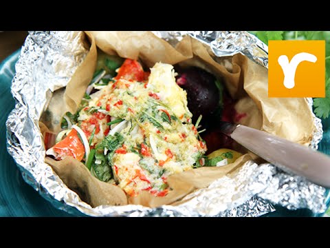 Mitt kök: Carina Brydling lagar krabbpaket på grillen - TV4