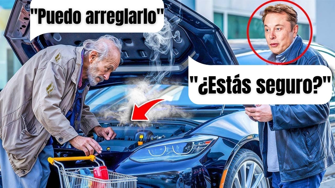 Un anciano sin hogar AYUDA a Elon Musk, ¡al día siguiente se lleva el susto de su vida!
