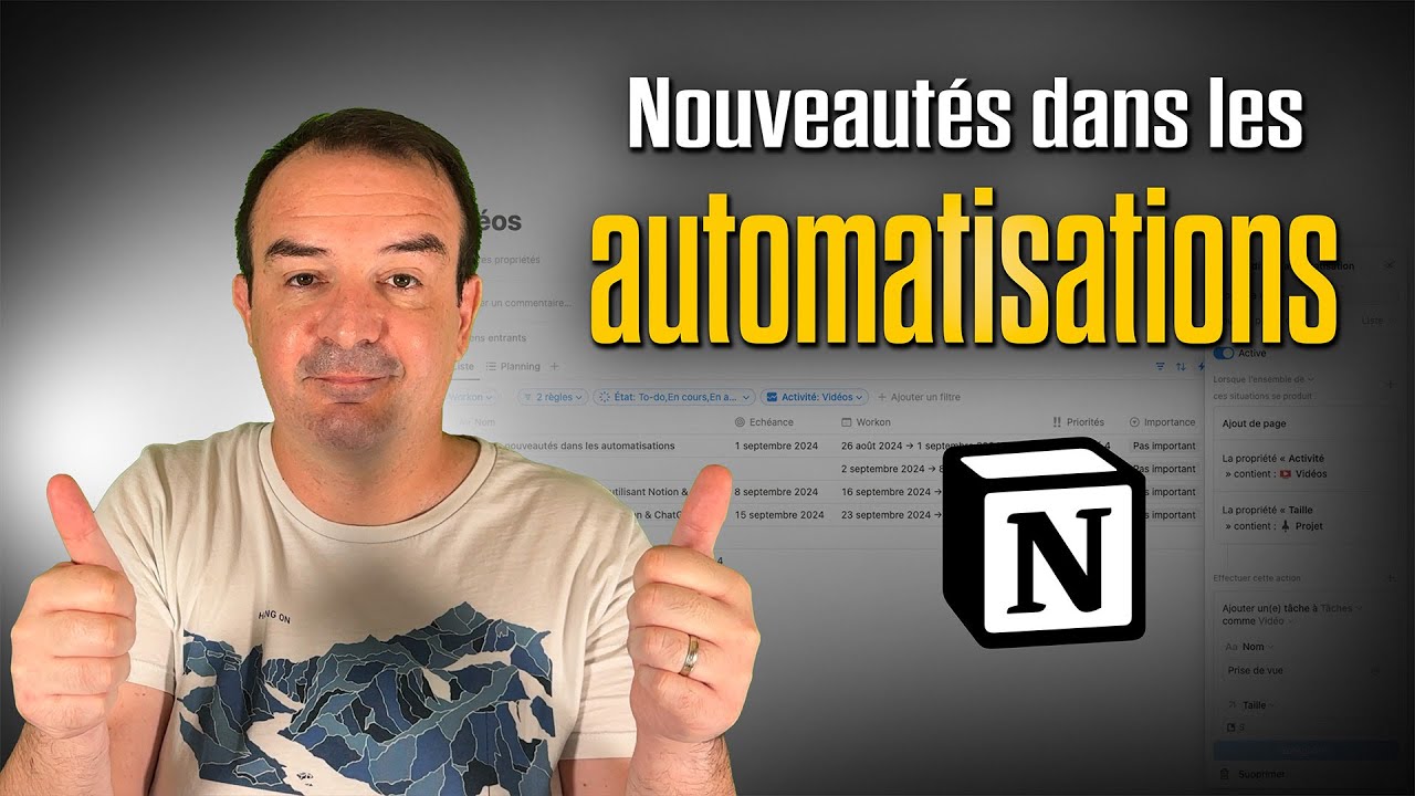 Nouveautés dans les automatisations Notion !