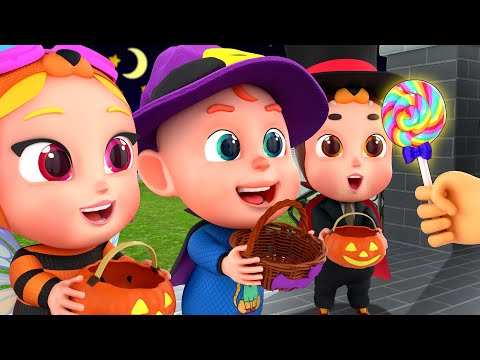 Trick or Treat! It's Halloween Night | More Nursery Rhymes & Kids Songs | Rosoo - Baby Songs