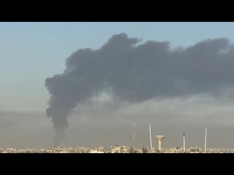 Smoke over Khan Yunis, seen from Rafah | AFP